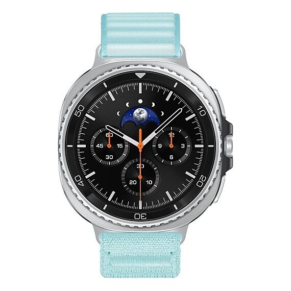 Galaxy Watch8 Classic | 46 мм | 4G LTE | Black | Fabric/Mint | M/L, Размер: 46 мм, Цвет: Black, Тип ремешка: Fabric, Цвет ремешка: Mint, Размер ремешка: M/L, Подключение часов: Bluetooth / Wi-Fi + 4G LTE, изображение 2
